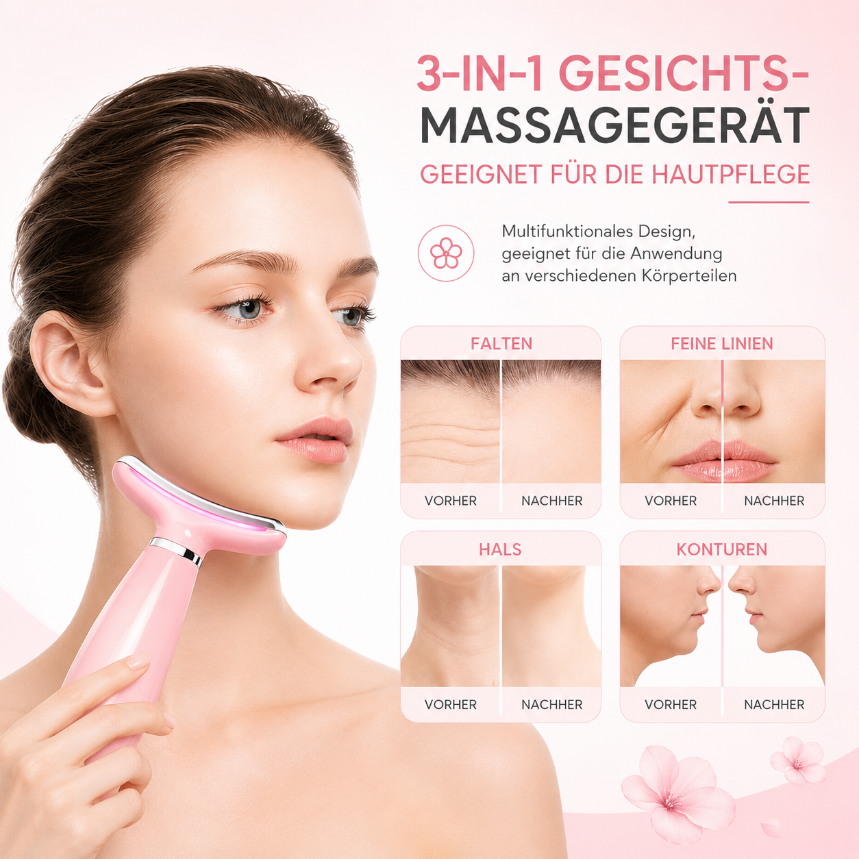 Nacken- und Gesichtsmassagegerät