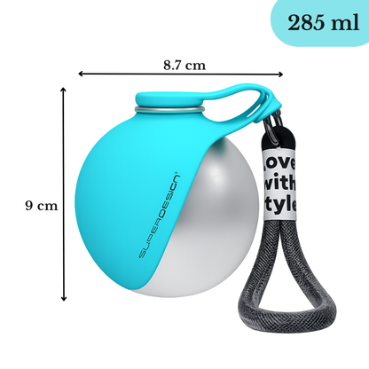 Flasche mit Napf für Hunde