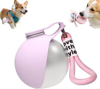 Flasche mit Napf für Hunde